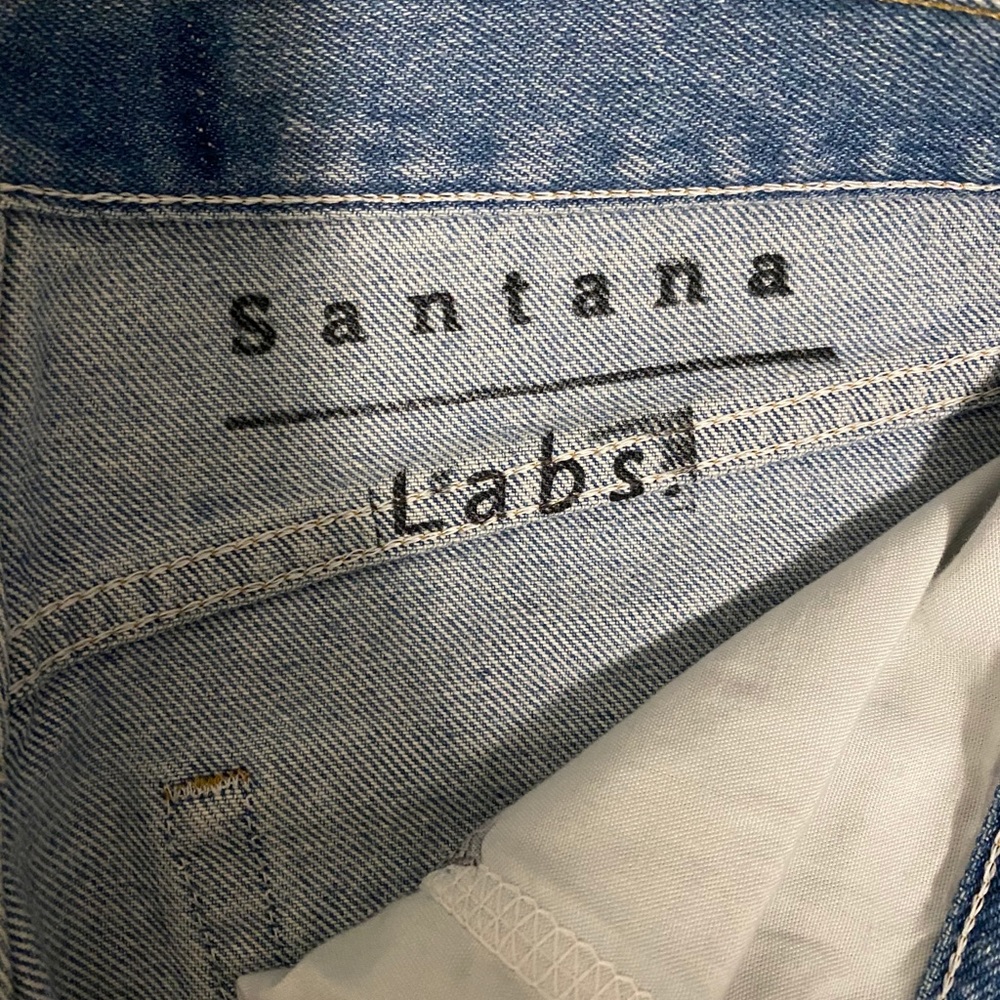 Santana Labs Custom Made Distressed Denim Jeans Size 31 - Picture 5 of 6